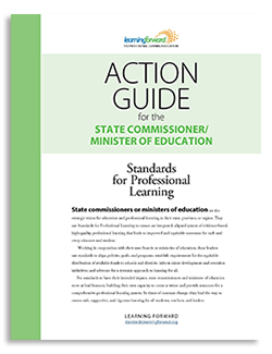 Action Guide State Commissioner/Minister of Education